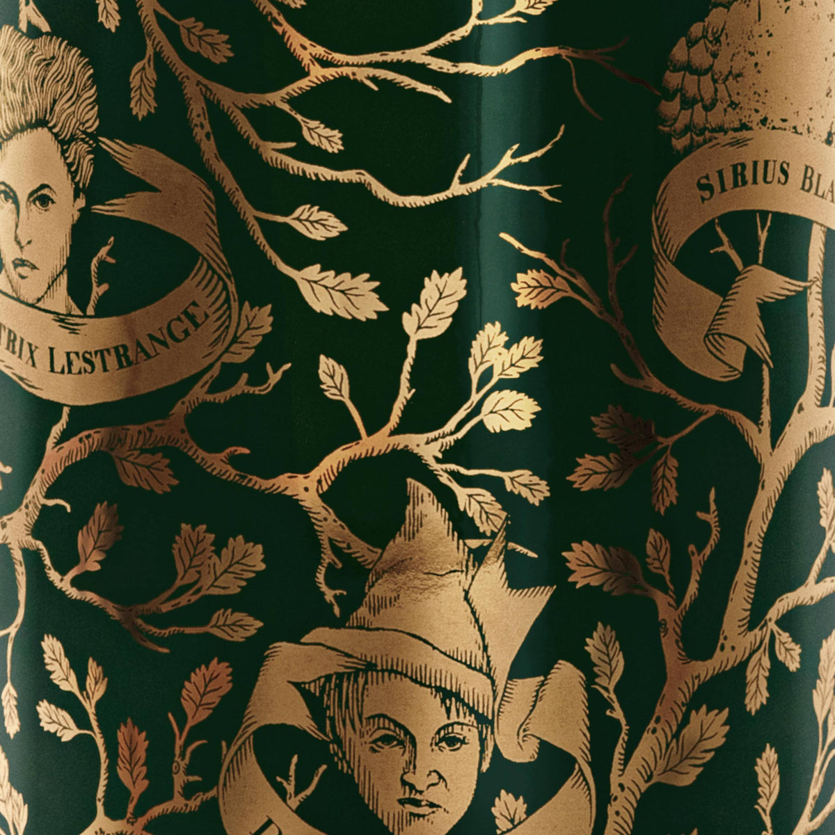 Portalápices de tapiz MinaLima negro - Harry Potter