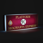 Lámpara logo Harry Potter Andén 9 34