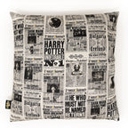 Funda de cojín 100% algodón, Gazeta Mágica - MinaLima-Harry Potter