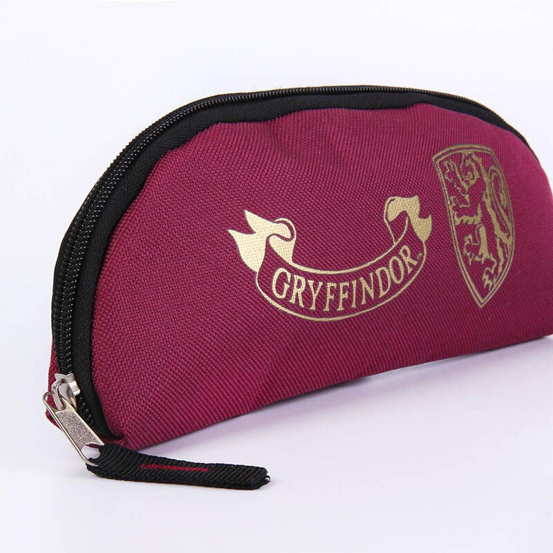 Estuche Escolar Gryffindor color granate