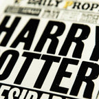 Tarjeta de felicitación - Harry Potter No deseado n.º 1. Minalima-Harry Potter