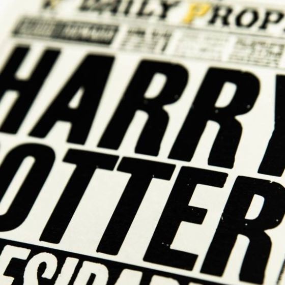 Tarjeta de felicitación - Harry Potter No deseado n.º 1. Minalima-Harry Potter