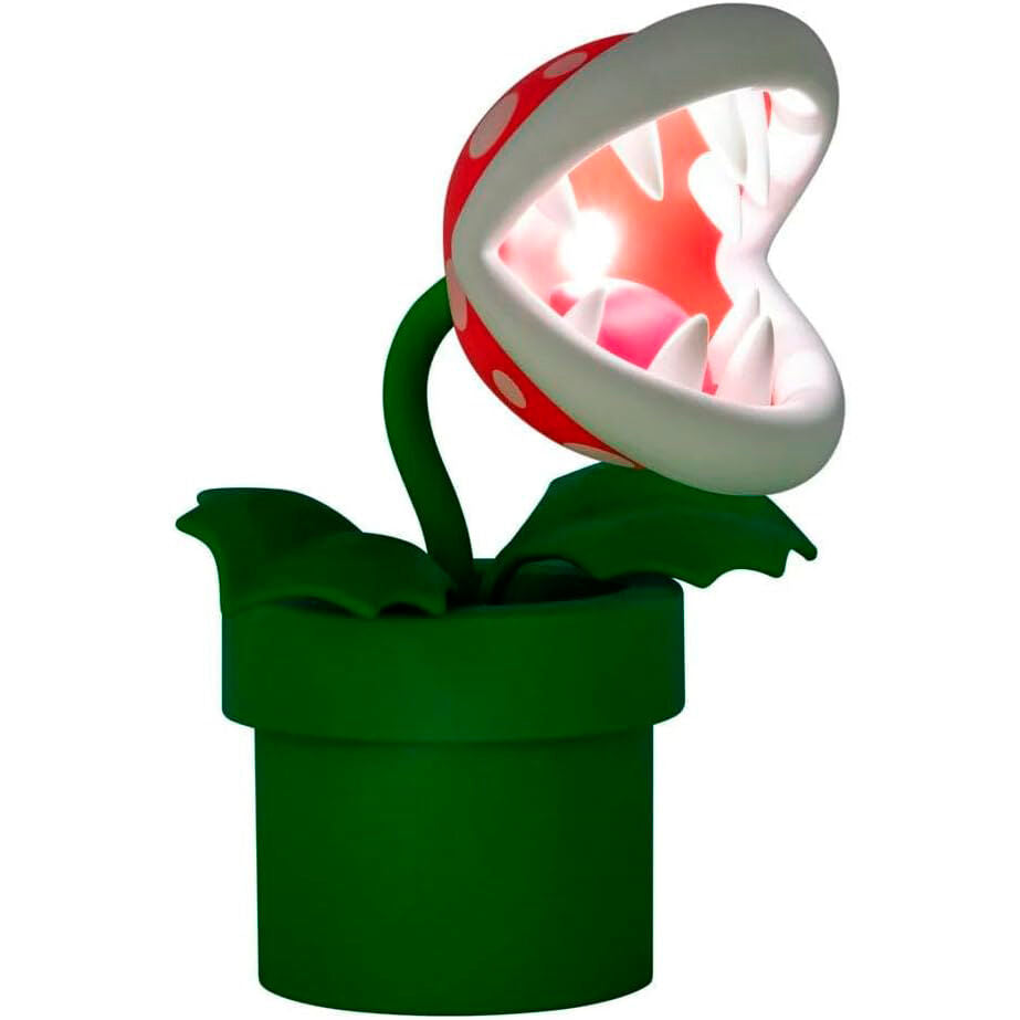 Lámpara Planta Piraña Super Mario Bros