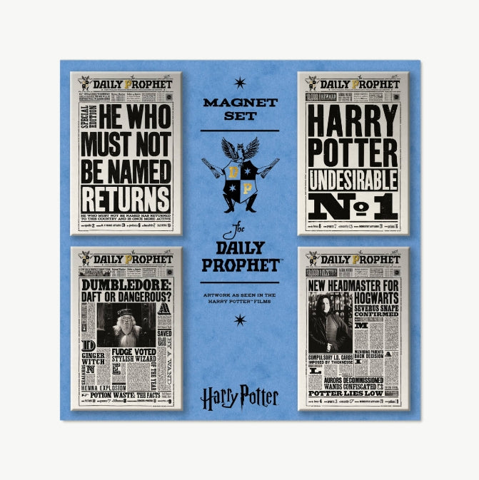 Juego de 4 imanes de la Gaceta Mágica de Harry Potter – minalima
