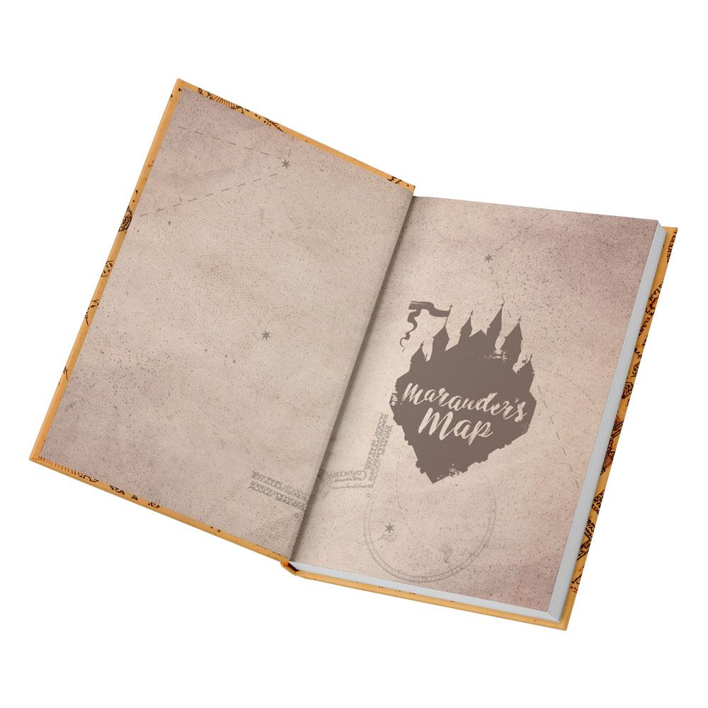 Harry Potter Libreta con luz Mapa del Merodeador