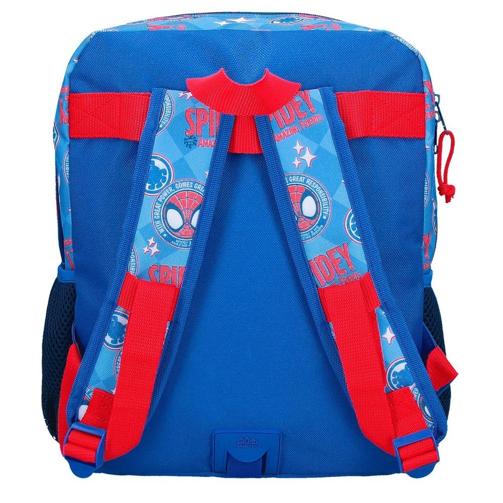 Mochila Infantil 33X27 Spidey Power Of 3 Adapt A Carro