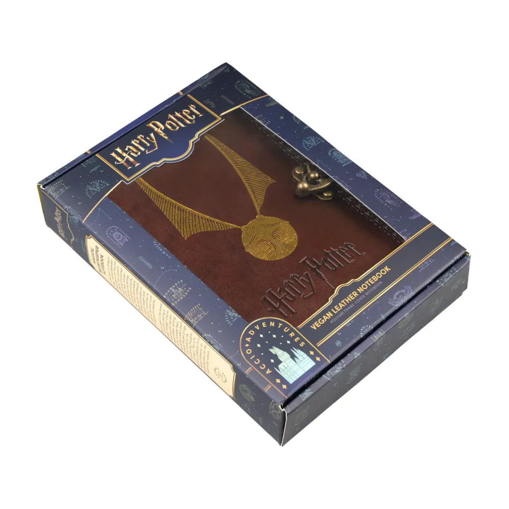 Cuaderno De Piel Vegana (Pu) Harry Potter