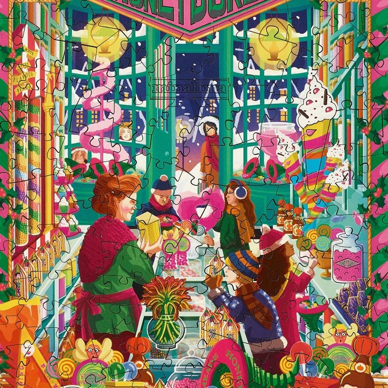 Rompecabezas de madera Honeydukes MinaLima - Harry Potter