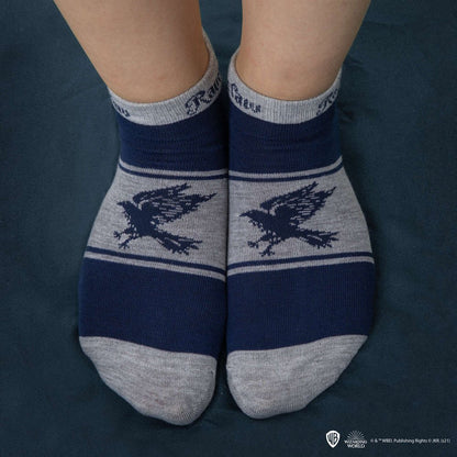 Harry Potter Pack de 3 Pares de calcetines tobilleros Ravenclaw