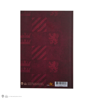 Cuaderno A5 Harry Potter Gryffindor