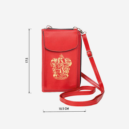 Bolso Portamóvil Escudo Gryffindor rojo 10,5 x 17,5 cm