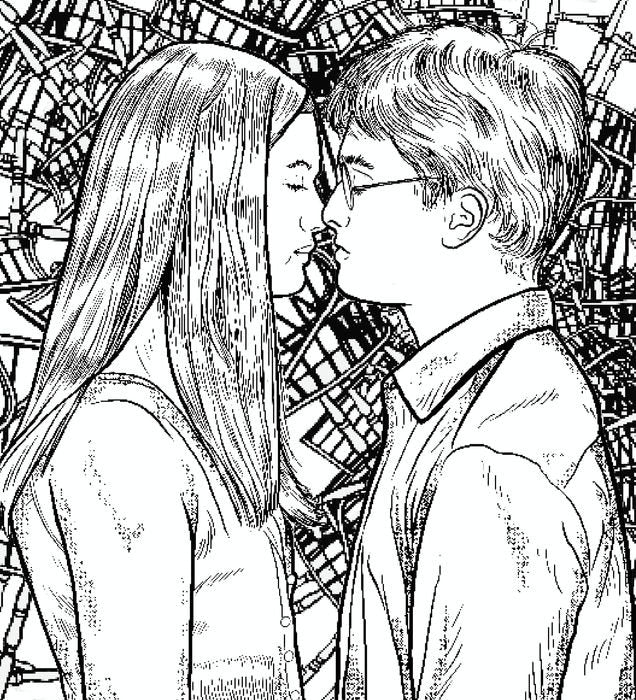 Harry Potter El Libro Oficial Para Colorear