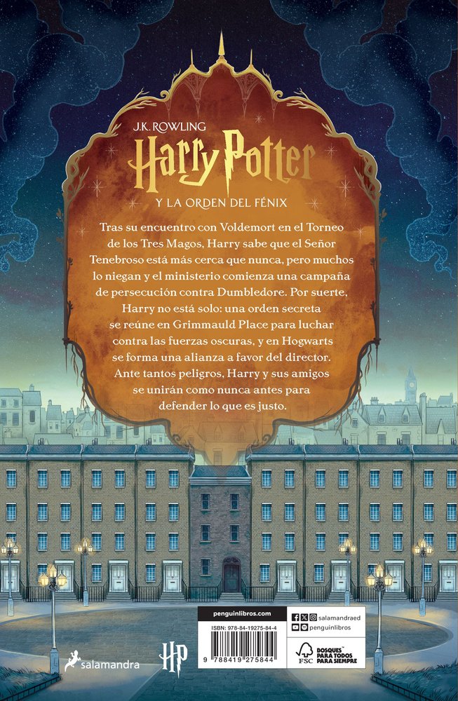 Harry Potter Y La Orden Del Fenix (Harry Potter [edición Con Ilus Traciones De Xavier Bonet] 5)