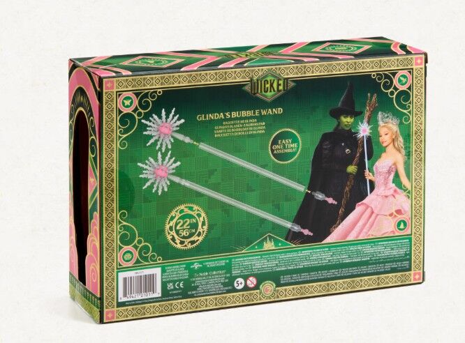 Varita burbujas de Glinda Wicked