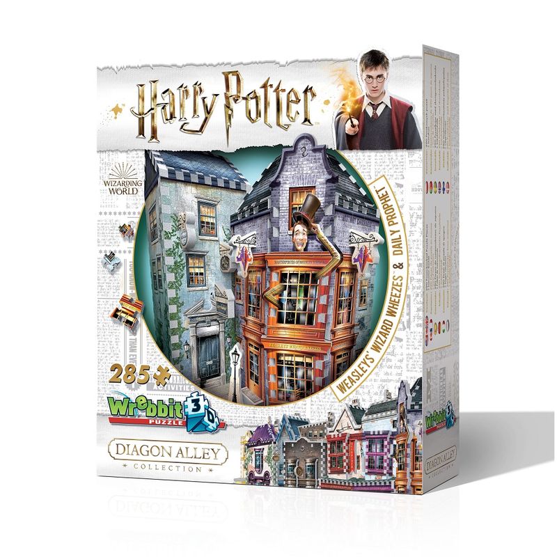 Puzzle 3D Tienda Sortilegios Weasley y Diario El Profeta (300 piezas)