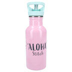 Botella Aluminio Termica Con Pajita 500Ml Stitch Take A Sip