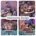 Maqueta Musical Castillo Magico Con Luz