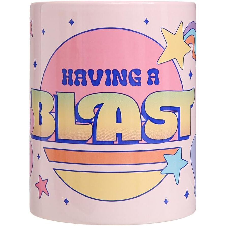 Taza funda de peluche Angel & Stitch Disney 440ml