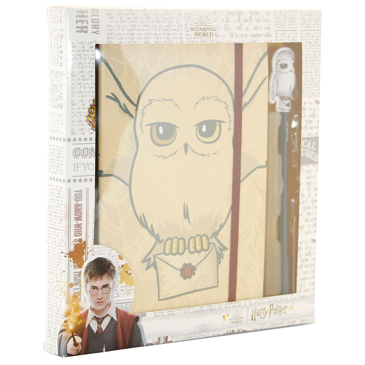 Set diario + boligrafo Hedwig Harry Potter