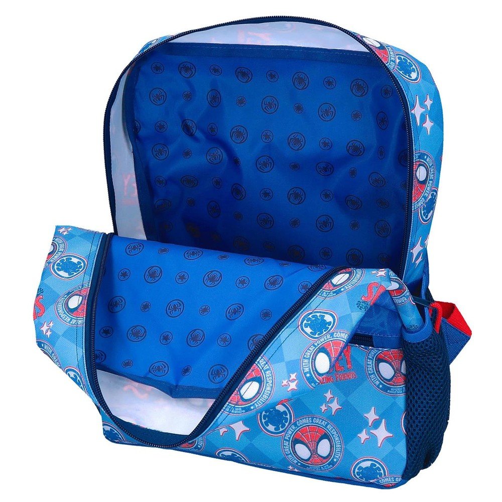 Mochila Infantil 33X27 Spidey Power Of 3 Adapt A Carro