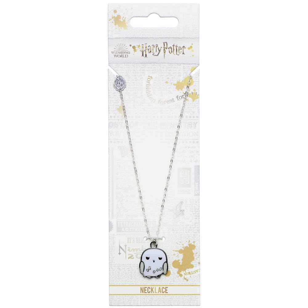 Harry Potter Cutie Collection Collar con Colgante Hedwig (bañado en plata)