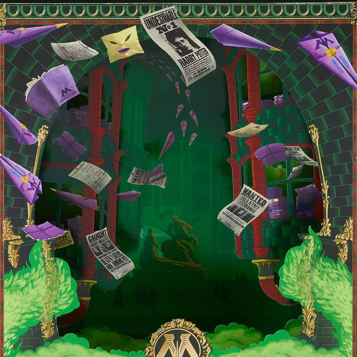 Tarjeta de felicitación 3D del Ministerio de Magia MinaLima - Harry Potter