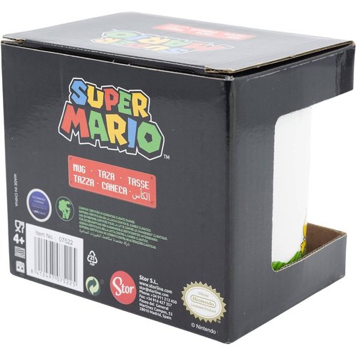 Taza Ceramica 325 Ml. En Caja Regalo Super Mario Group