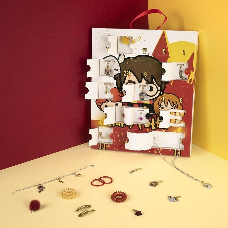 Caja Sorpresa Premium - 24 Regalos Oficiales con Accesorios Harry Potter Chibi
