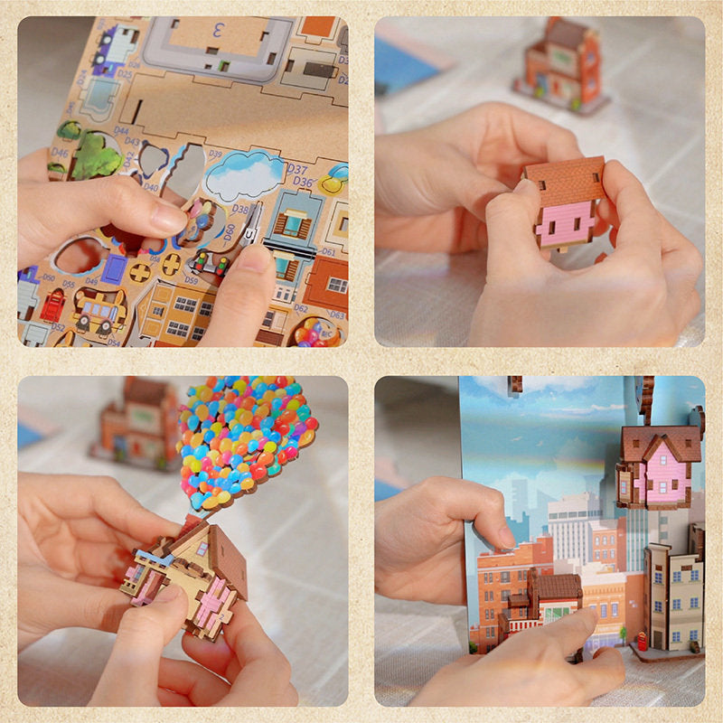 Maqueta Book Nook Con Luz Up Travel With The Wind