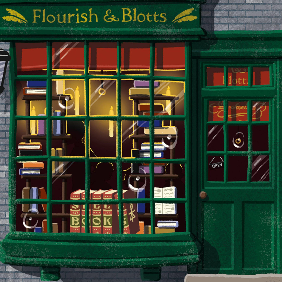 Láminas Artística Tienda de Fleury & Bott MinaLima - Harry Potter