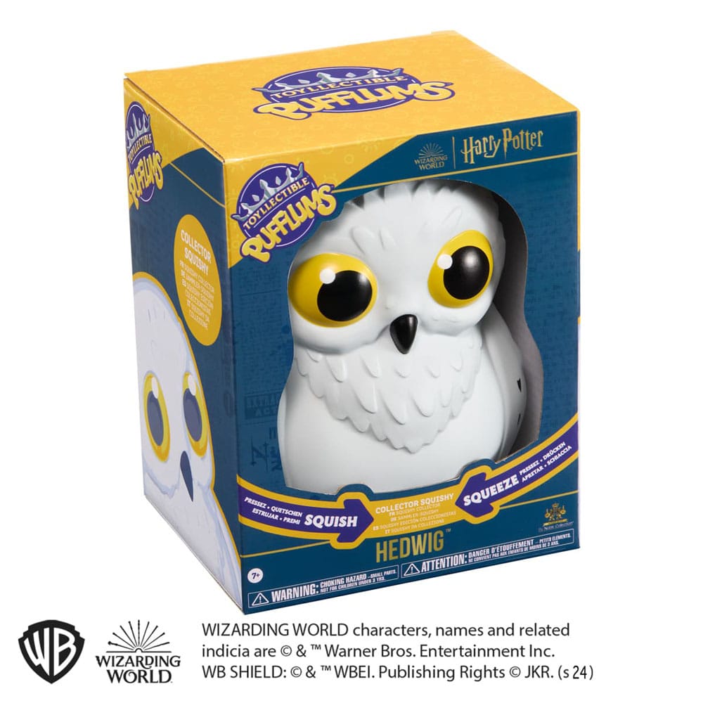 Harry Potter Figura Antiestrés Squishy Pufflums Hedwig 18 cm