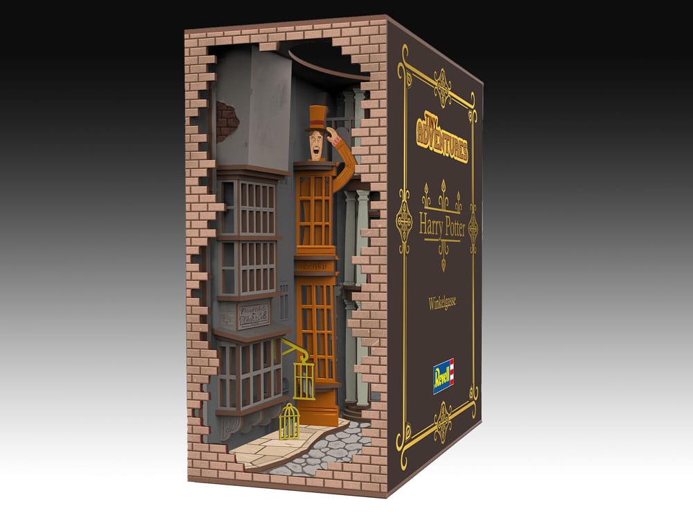 (PRE VENTA) Harry Potter Maqueta Book Nook Tiny Adventures Callejón Diagon 23 cm