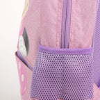 Mochila Guarderia Minnie Rosa Con Rejilla Con Lazo 3D