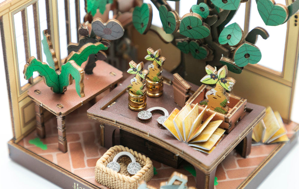 Maqueta Harry Potter Clases De Herbologia Hogwarts