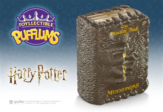 Harry Potter Figura Antiestrés Squishy Pufflums The Monster Book of Monsters 15 cm