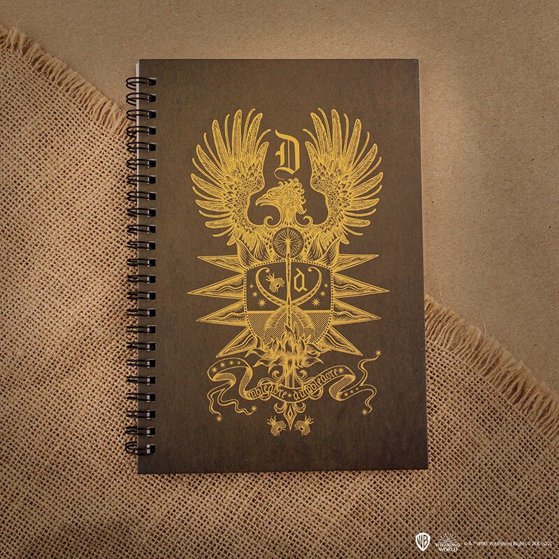 Cuaderno espiral Escudo familia Dumbledore