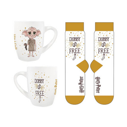 Set Taza y Calcetines Dobby Harry Potter