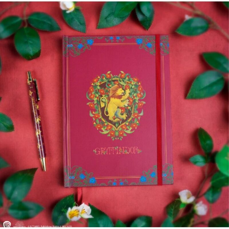 Cuaderno deluxe Mundo mágico de Gryffindor 14,5 x 21 cm