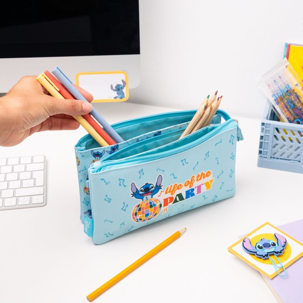 Portatodo Triple Disney Stitch Waves