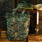 Bolso tote de tapicería MinaLima negro - Harry Potter
