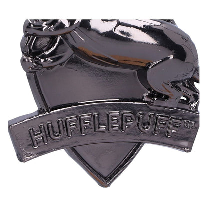 Harry Potter Decoración Árbol de Navidad Hufflepuff Crest (Silver) 6 cm