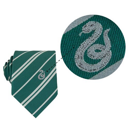 Set Corbata + Pin Licencia Harry Potter Slytherin