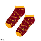 Harry Potter Pack de 3 Pares de calcetines tobilleros Gryffindor