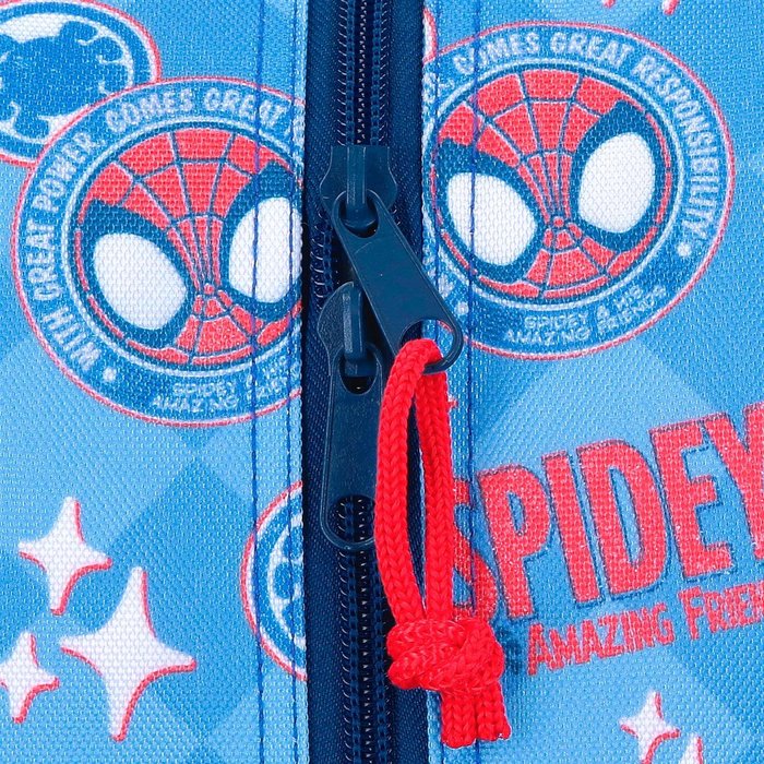 Mochila Infantil 33X27 Spidey Power Of 3 Adapt A Carro