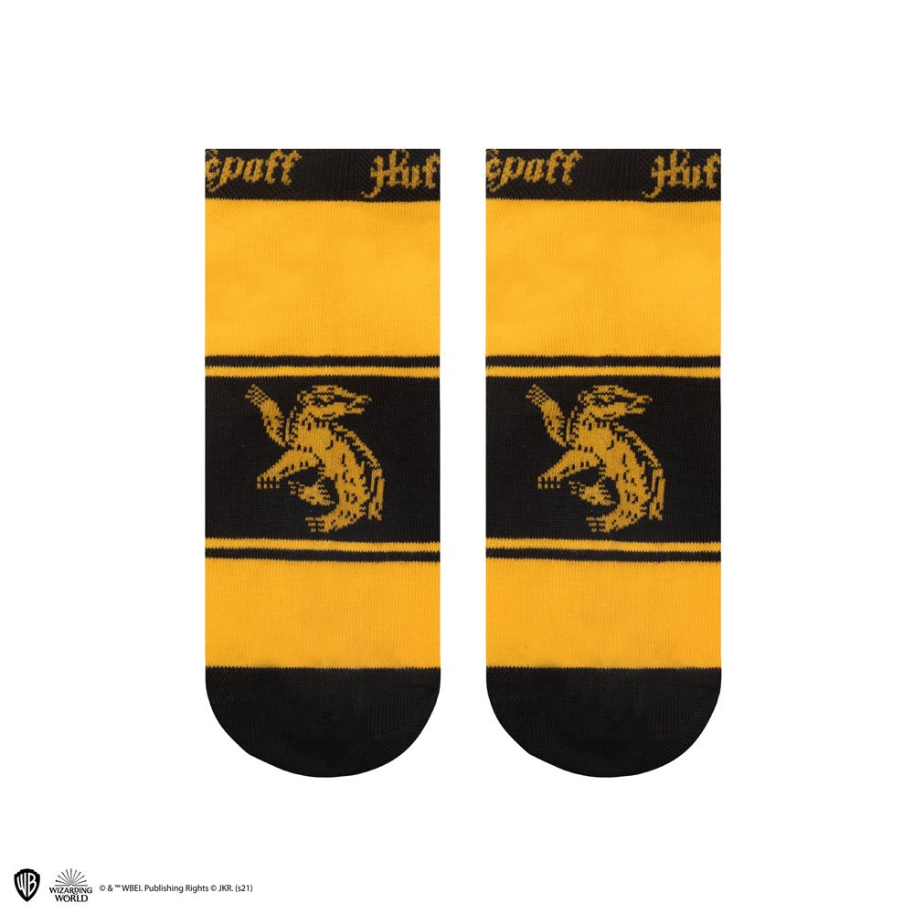 Harry Potter Pack de 3 Pares de calcetines tobilleros Hufflepuff