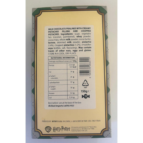 Bombones Harry Potter Chocolate Con Pistacho 150 Gr Dolfin