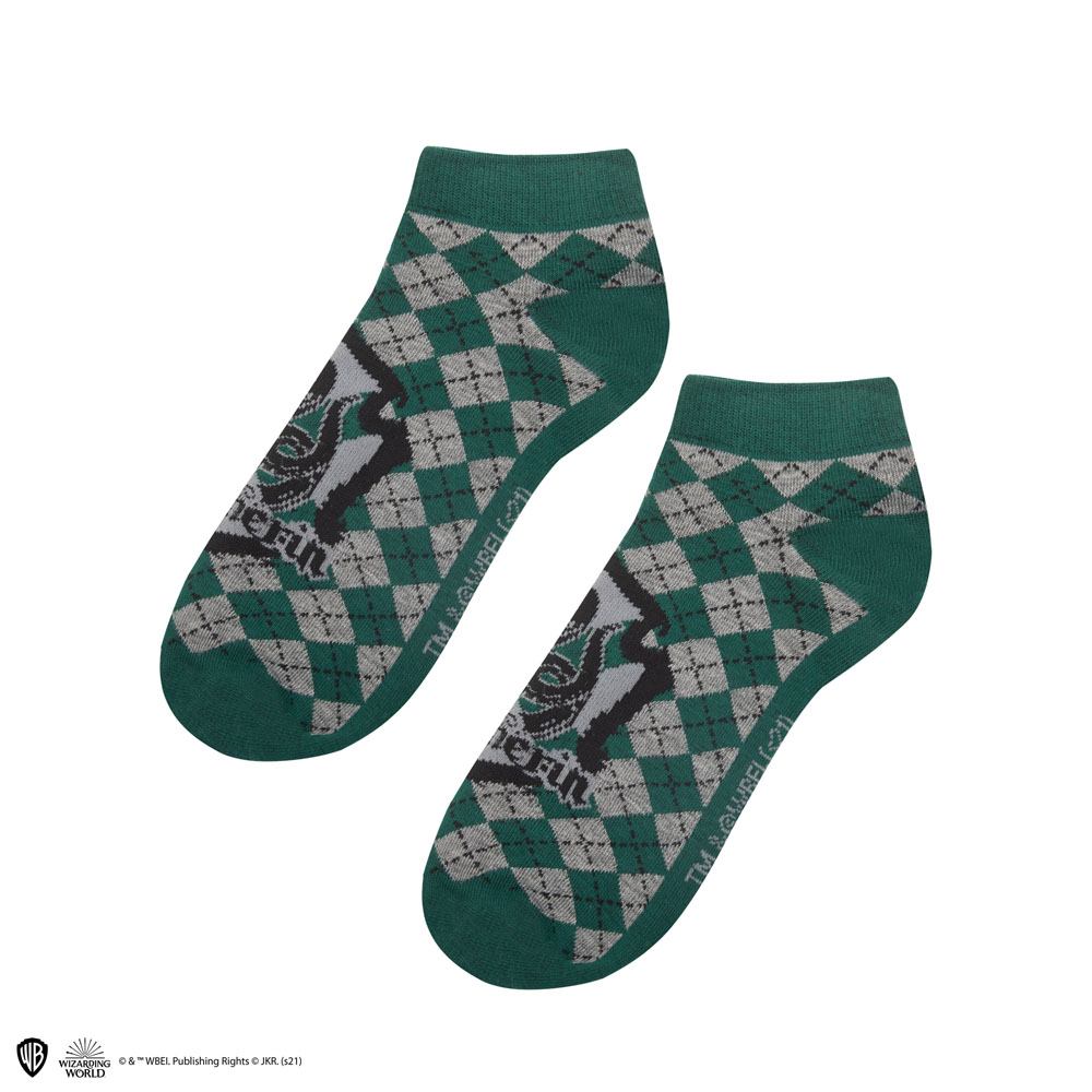 Harry Potter Pack de 3 Pares de calcetines tobilleros Slytherin