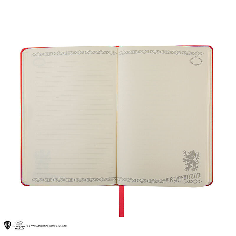 Set Premium Notebook y Bolígrafo Gryffindor