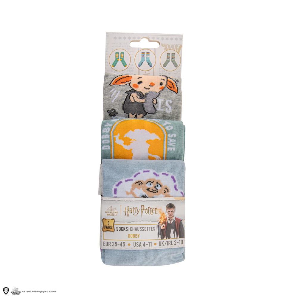 Harry Potter Pack de 3 Pares de calcetines Dobby