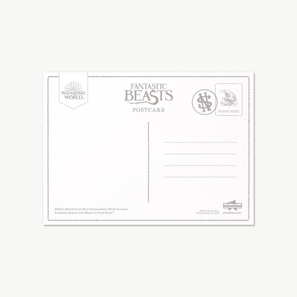 Postales misteriosas - Serie 01 El diario de campo de Newt Scamander. Minalima-Harry Potter